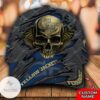 Personalized Ncaa D3 Georgia Tech Yellow Jackets 3D Skull Hat Cap