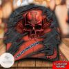 Personalized Ncaa D3 Illinois Fighting Illini 3D Skull Hat Cap