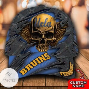 Personalized Ncaa D3 Ucla Bruins 3D Skull Hat Cap