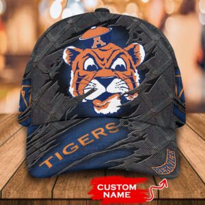 Personalized Ncaa1 Auburn Tigers 3D Mascost Custom Name Cap