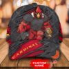 Personalized Ncaa1 Louisville Cardinals 3D Mascost Custom Name Cap