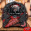 Personalized Ncaa1 Ohio State Buckeyes 3D Skull Custom Name Cap