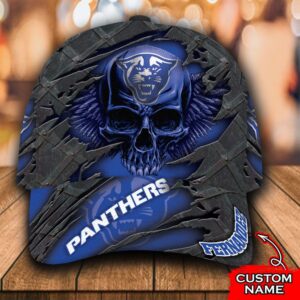 Personalized Ncaa3 Georgia State Panthers 3D Skull Custom Name Cap