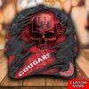 Personalized Ncaa3 Houston Cougars 3D Skull Custom Name Cap