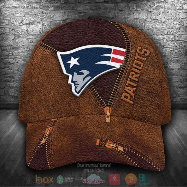 Personalized-New-England-Patriots-Nfl-Zipper-Brown-Custom-Name-Cap-1