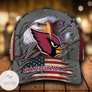 Personalized Nfl Arizona Cardinals 3D Eagle Hat Cap