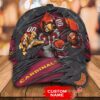 Personalized Nfl Arizona Cardinals 3D Mascost Custom Name Cap