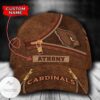 Personalized Nfl Arizona Cardinals Leather Zipper Print Hat Cap