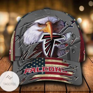 Personalized Nfl Atlanta Falcons 3D Eagle Hat Cap