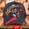 Personalized Nfl Atlanta Falcons 3D Mascost Custom Name Cap
