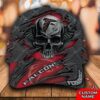 Personalized Nfl Atlanta Falcons Skull Custom Name Cap