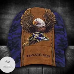 Personalized Nfl Baltimore Ravens Eagle Hat Cap