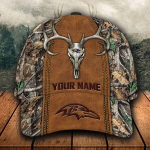 Personalized Nfl Baltimore Ravens Hunting Custom Name Cap