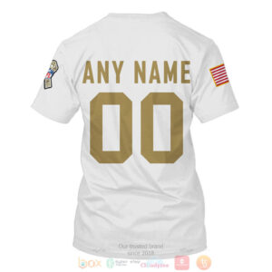 Personalized Nfl Baltimore Ravens Salute To Service White 3D Hoodie Shirt