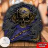 Personalized Nfl Baltimore Ravens Skull Hat Cap