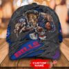 Personalized Nfl Buffalo Bills 3D Mascost Custom Name Cap