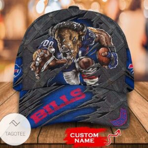 Personalized Nfl Buffalo Bills 3D Mascot Hat Cap