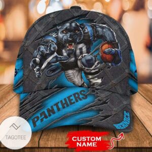 Personalized Nfl Carolina Panthers 3D Mascot Hat Cap