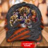 Personalized Nfl Chicago Bears 3D Mascost Custom Name Cap