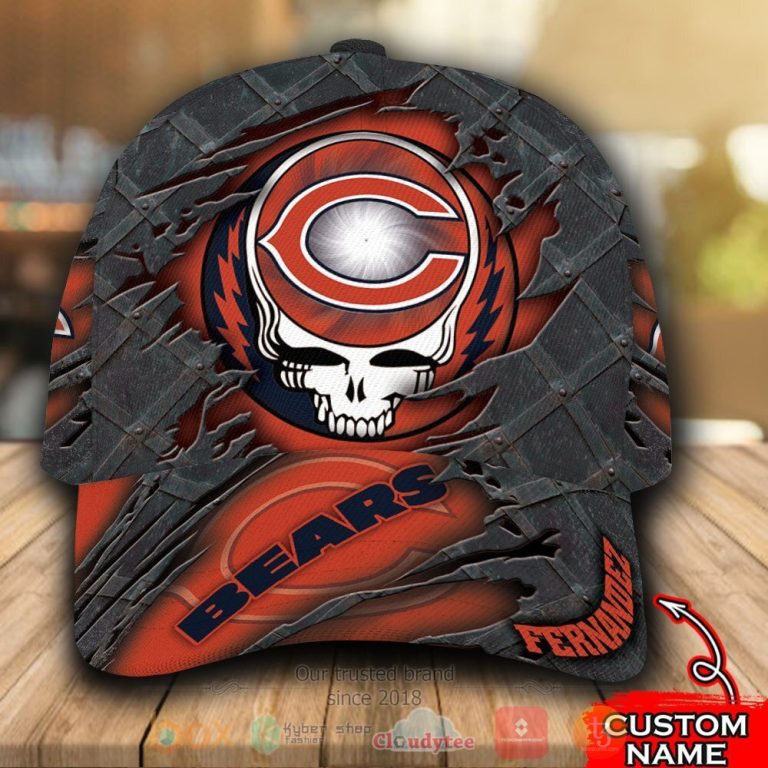 Personalized-Nfl-Chicago-Bears-Grateful-Dead-Skull-Cap-1