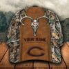 Personalized Nfl Chicago Bears Hunting Custom Name Cap