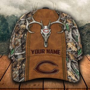Personalized Nfl Chicago Bears Hunting Custom Name Cap