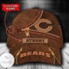 Personalized Nfl Chicago Bears Leather Zipper Print Hat Cap