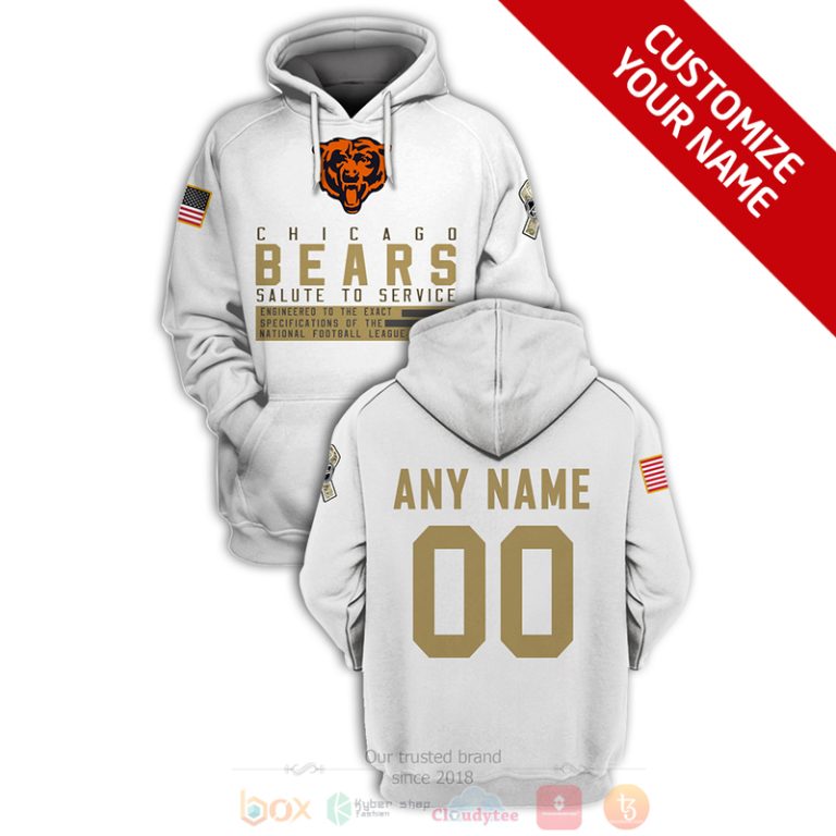 Personalized-Nfl-Chicago-Bears-Salute-To-Service-White-3D-Hoodie-Shirt-1