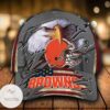 Personalized Nfl Cleveland Browns 3D Eagle Hat Cap