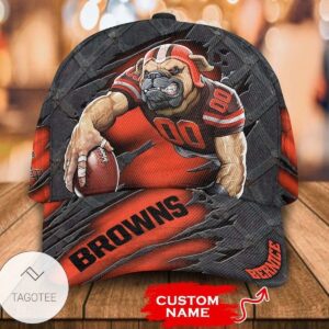 Personalized Nfl Cleveland Browns 3D Mascot Hat Cap