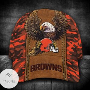 Personalized Nfl Cleveland Browns Eagle Hat Cap