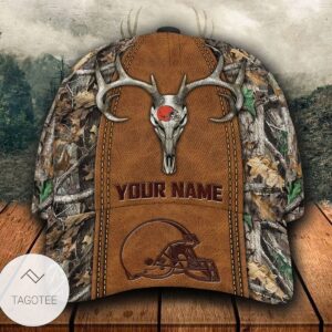 Personalized Nfl Cleveland Browns Hunting Hat Cap