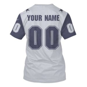 Personalized Nfl Dallas Cowboys Dark Grey 3D Shirt Hoodie