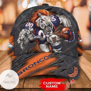 Personalized Nfl Denver Broncos 3D Mascot Hat Cap