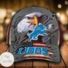 Personalized Nfl Detroit Lions 3D Eagle Hat Cap
