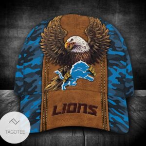 Personalized Nfl Detroit Lions Eagle Hat Cap