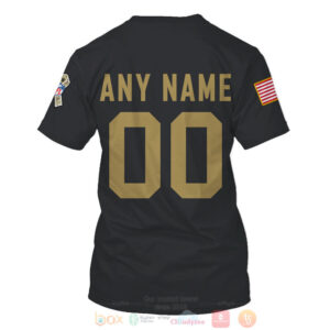 Personalized Nfl Detroit Lions Salute To Service Black 3D Hoodie Shirt
