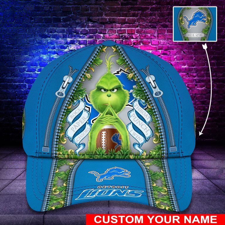 Personalized-Nfl-Detroit-Lions-The-Grinch-Cap-1