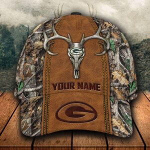 Personalized Nfl Green Bay Packers Hunting Custom Name Cap