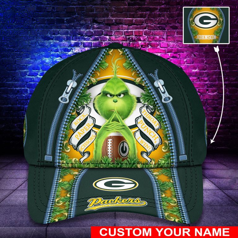 Personalized-Nfl-Green-Bay-Packers-The-Grinch-Cap-1