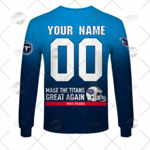 Personalized Nfl Head Coach Mike Vrabel Tennessee Titans 3D Shirt Hoodie