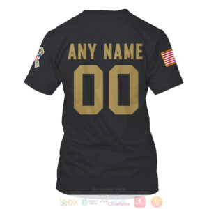Personalized Nfl Houston Texans Salute To Service Black 3D Hoodie Shirt