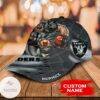Personalized Nfl Las Vegas Raiders 3D Mascot Hat Cap