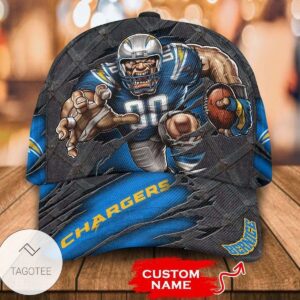 Personalized Nfl Los Angeles Chargers 3D Mascot Hat Cap