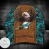 Personalized Nfl Miami Dolphins Eagle Hat Cap