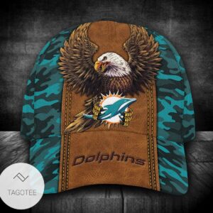 Personalized Nfl Miami Dolphins Eagle Hat Cap
