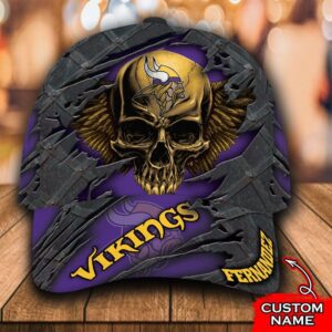 Personalized Nfl Minnesota Vikings Cap