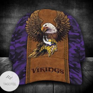 Personalized Nfl Minnesota Vikings Eagle Hat Cap