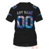 Personalized Nfl New England Patriots Football Team Black Hologram Color 3D Hoodie Shirt
