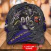 Personalized Nfl New York Giants 3D Mascost Custom Name Cap